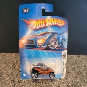 2004 Hot Wheels Orange Racing Car Toy